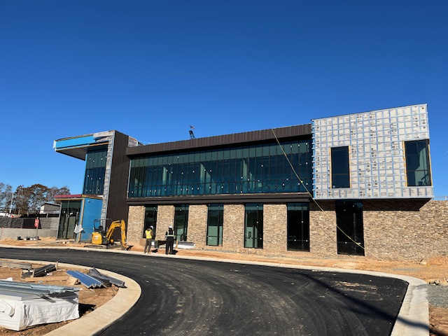 Recently completed commercial property