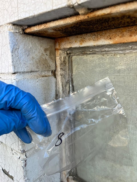 Asbestos inspection of building materials